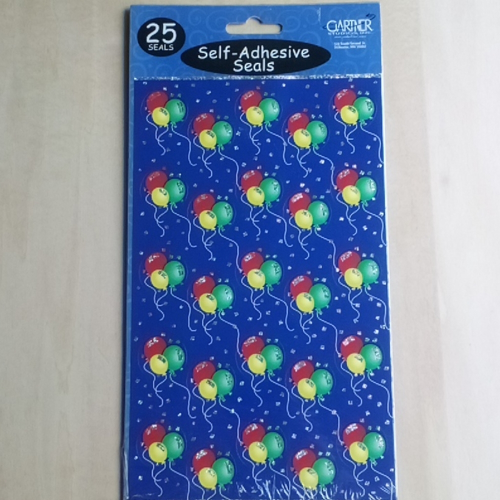 3/$15 Seals 25 Glitter Balloons